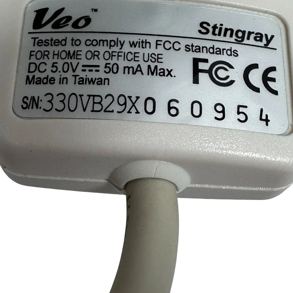 Veo Stingray USB Web Camera Vintage Y2K Gray Windows‎ XP 98 with CD and Manual